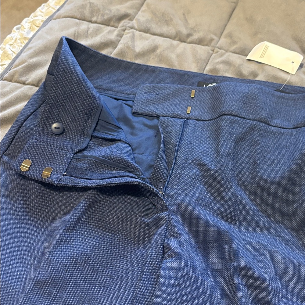 Brand new Ann Taylor women’s blue Dress Pants - Flat Front Trousers - Picture 4 of 9